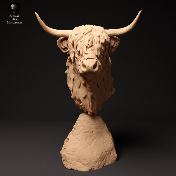 Highland Cow Bust - Image 3