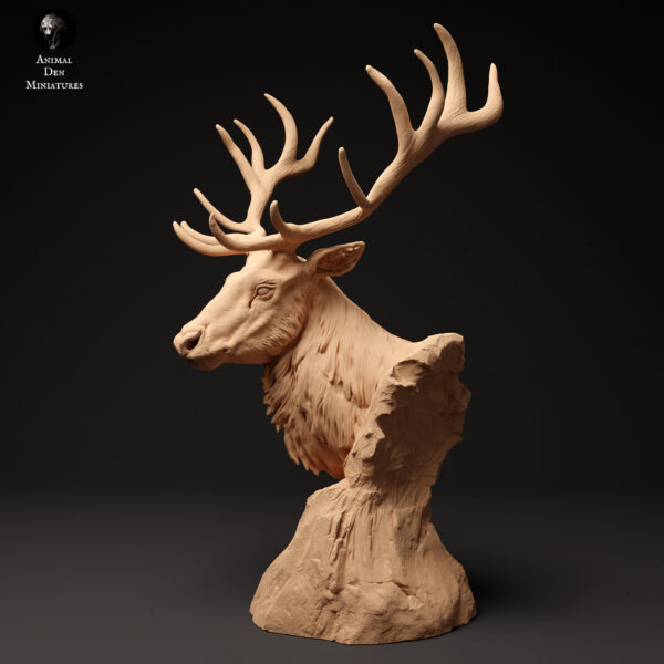 Red Deer Bust - Image 2